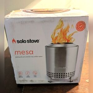 NWT Mesa Solo Tabletop‎ Fire Pit S'mores & More! Suitable For ANY Outdoor Space!